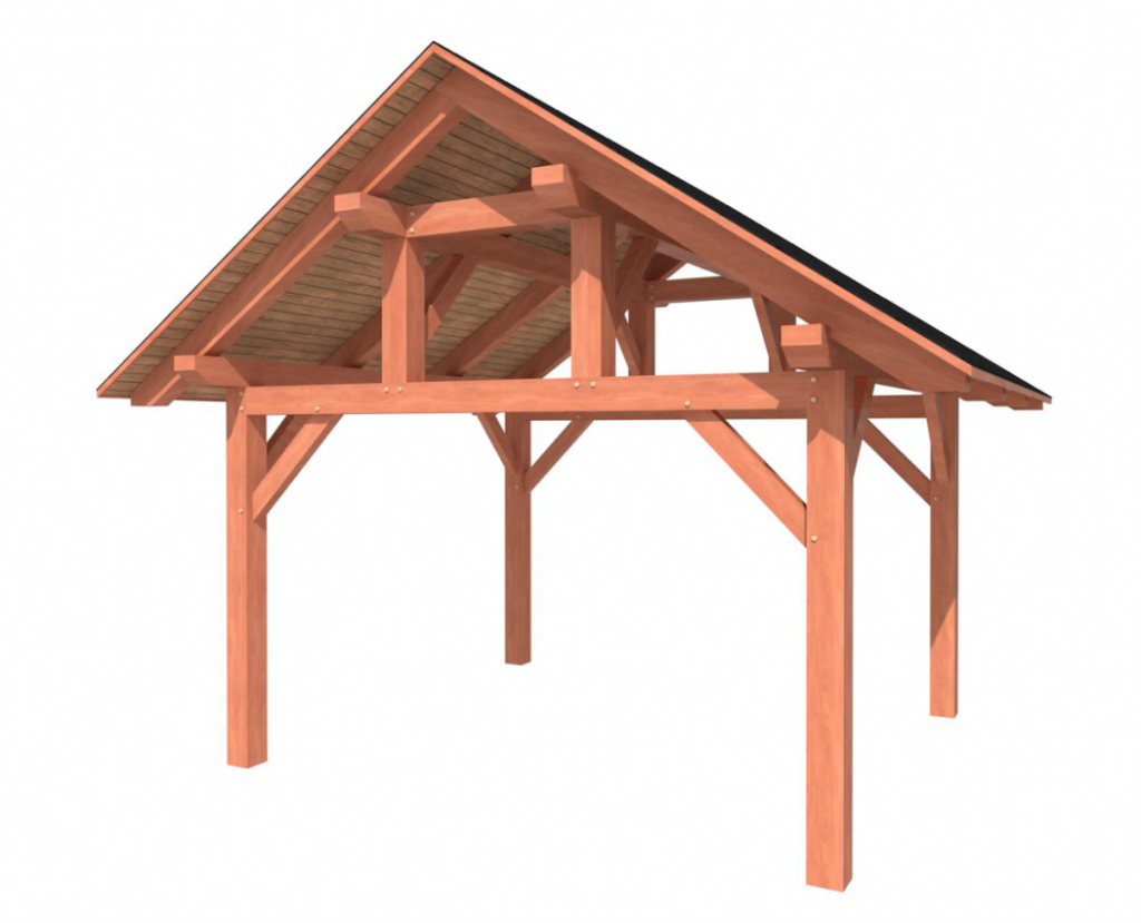 The Cornerstone Timber Frame Barn | Homestead Timber Frames