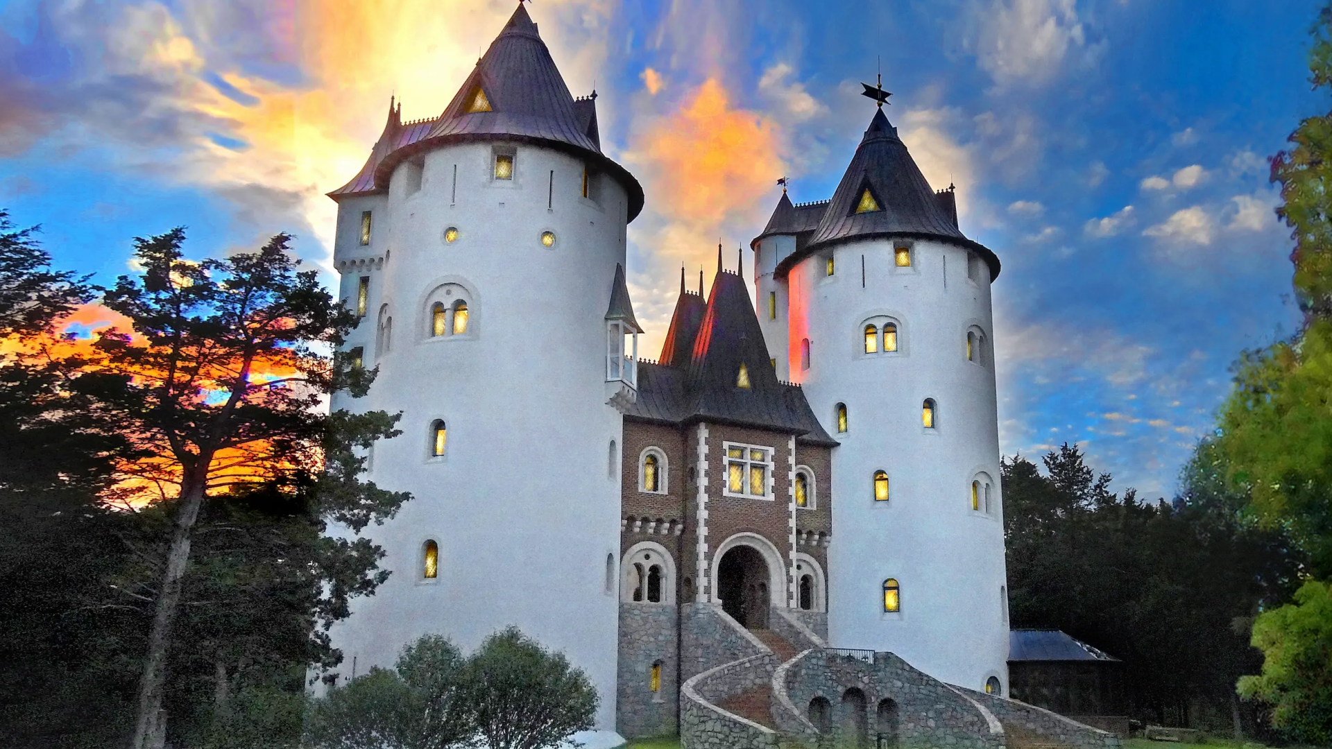Castle Gwynn timber framing construction project