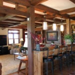 Timber Frame Home open concept