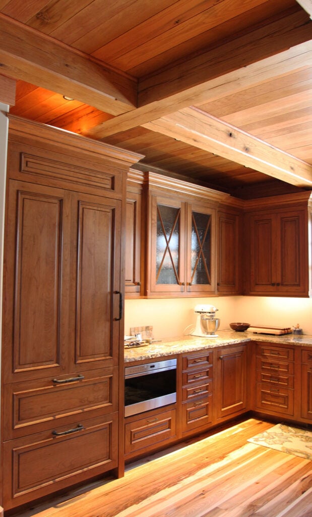 Timber Frame Home kitchen