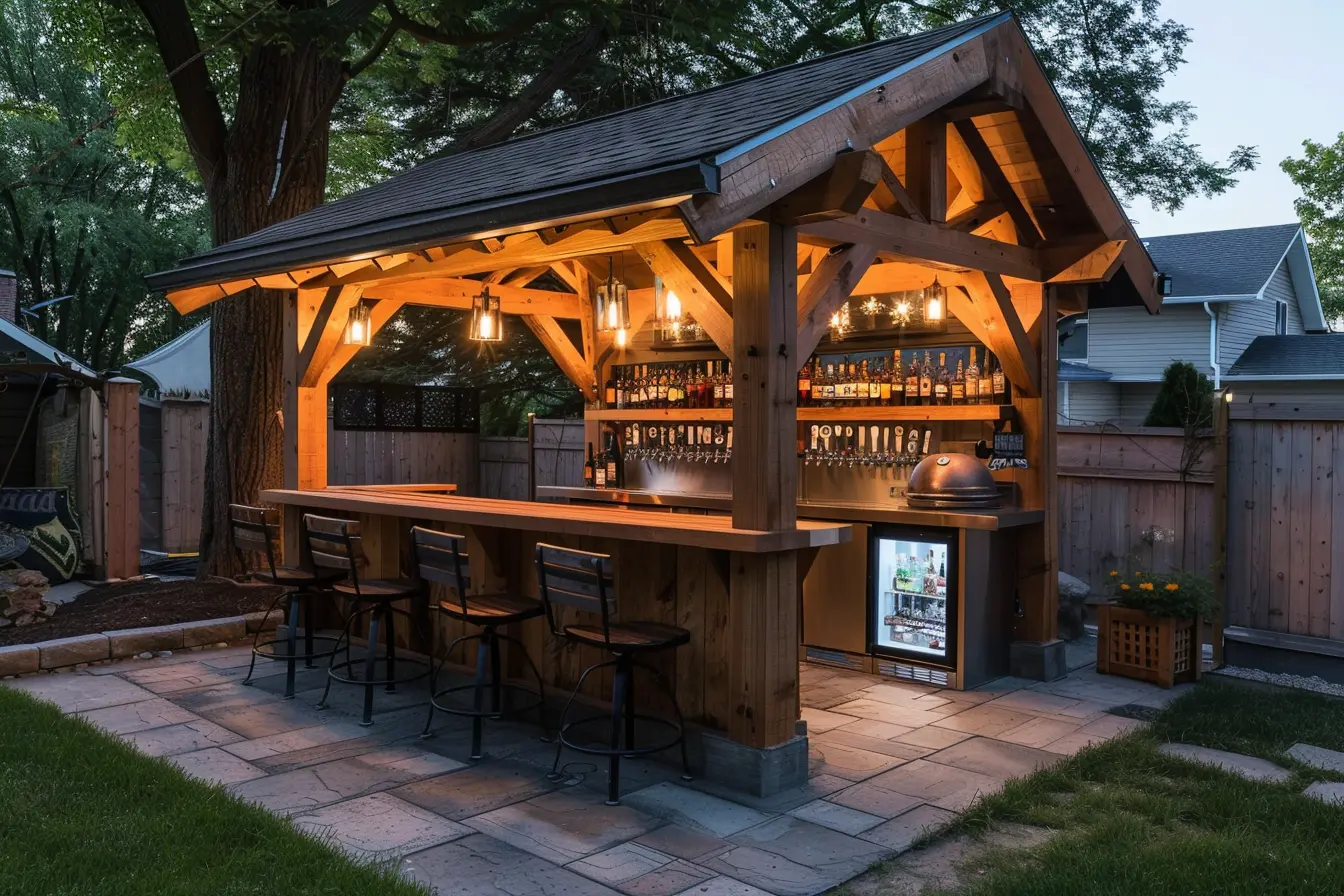 outdoor bar pavilion