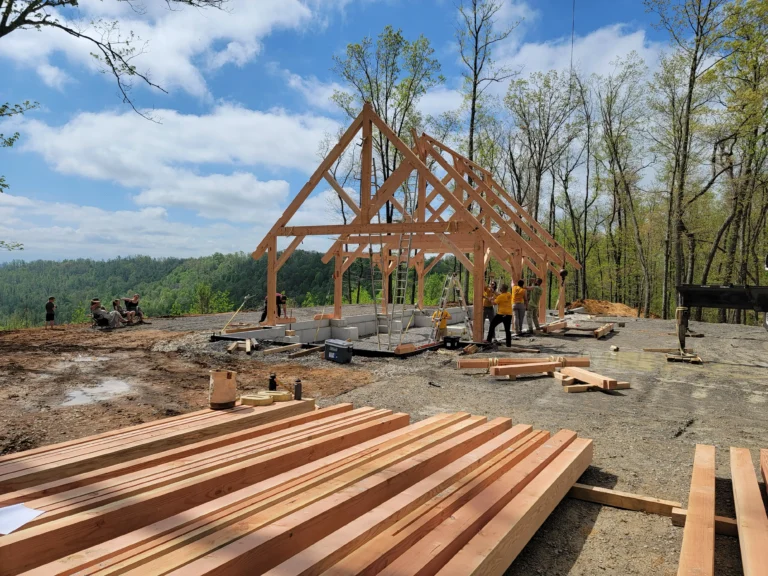 Monterey Overlook Pavilion Raising