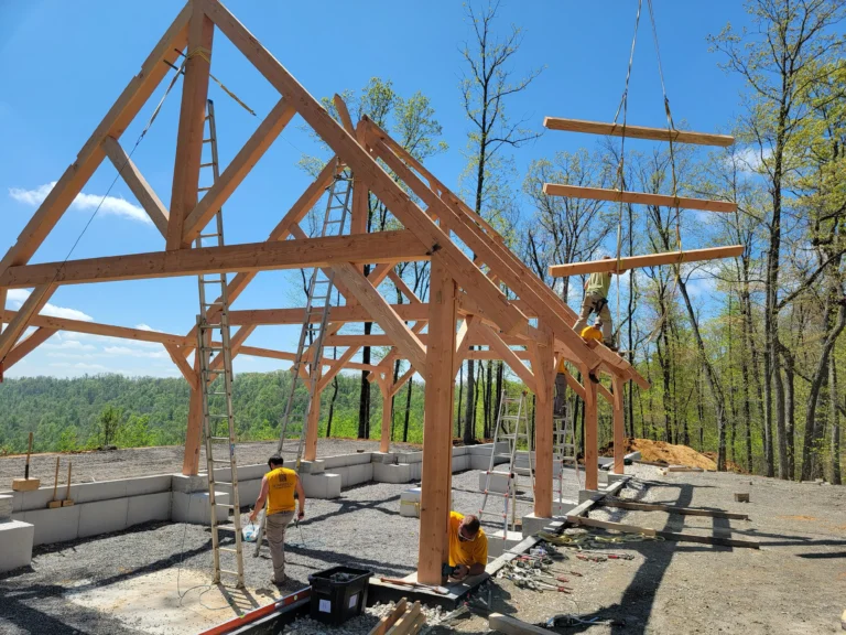 Monterey Overlook Pavilion Raising