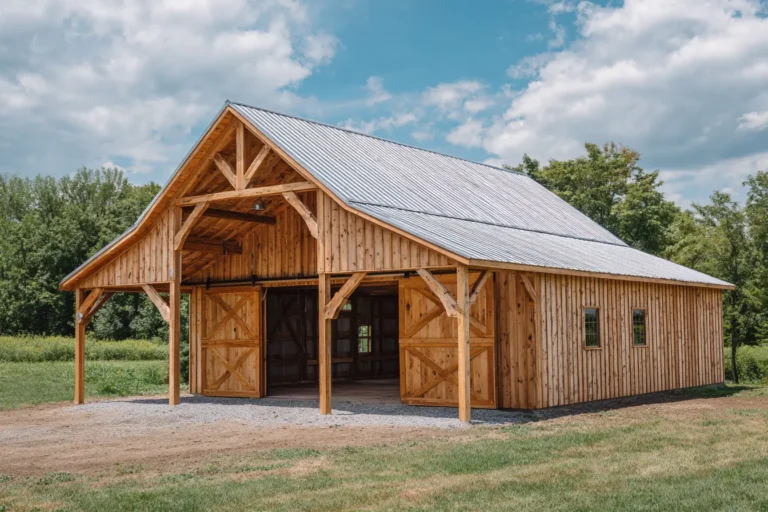 Basic Timber Frame Barn