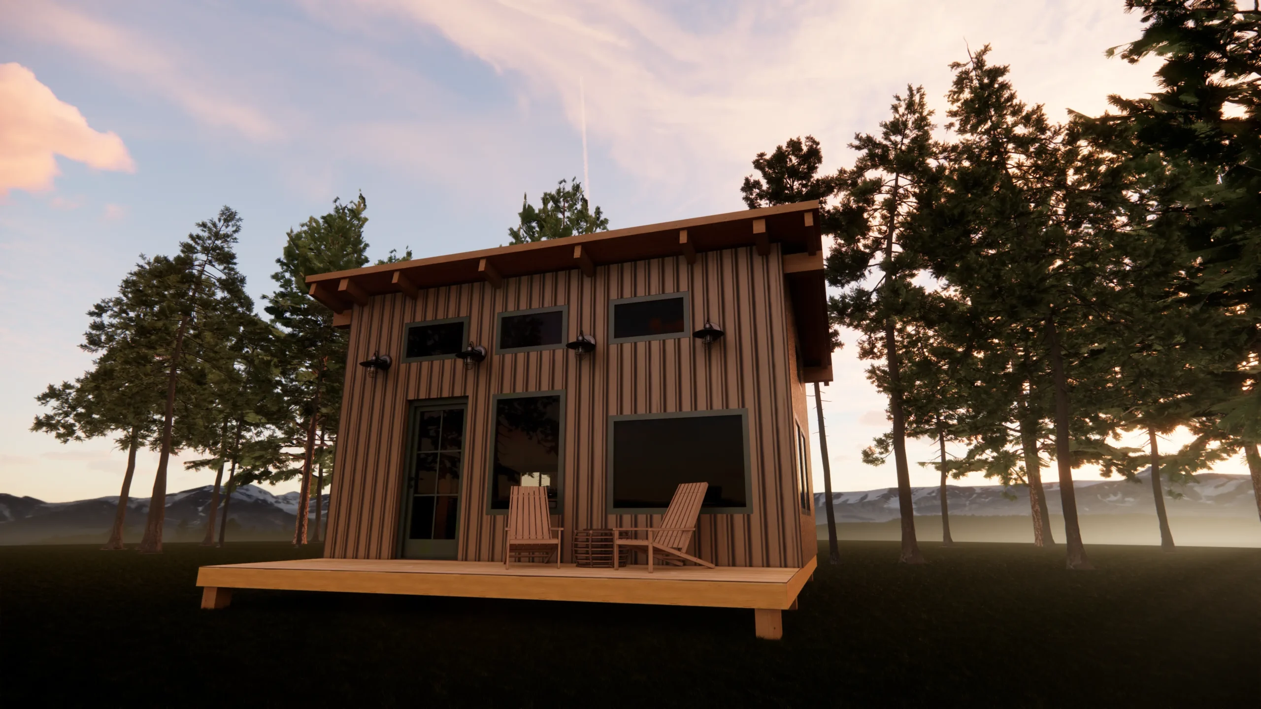 The Beni Timber Frame Cabin