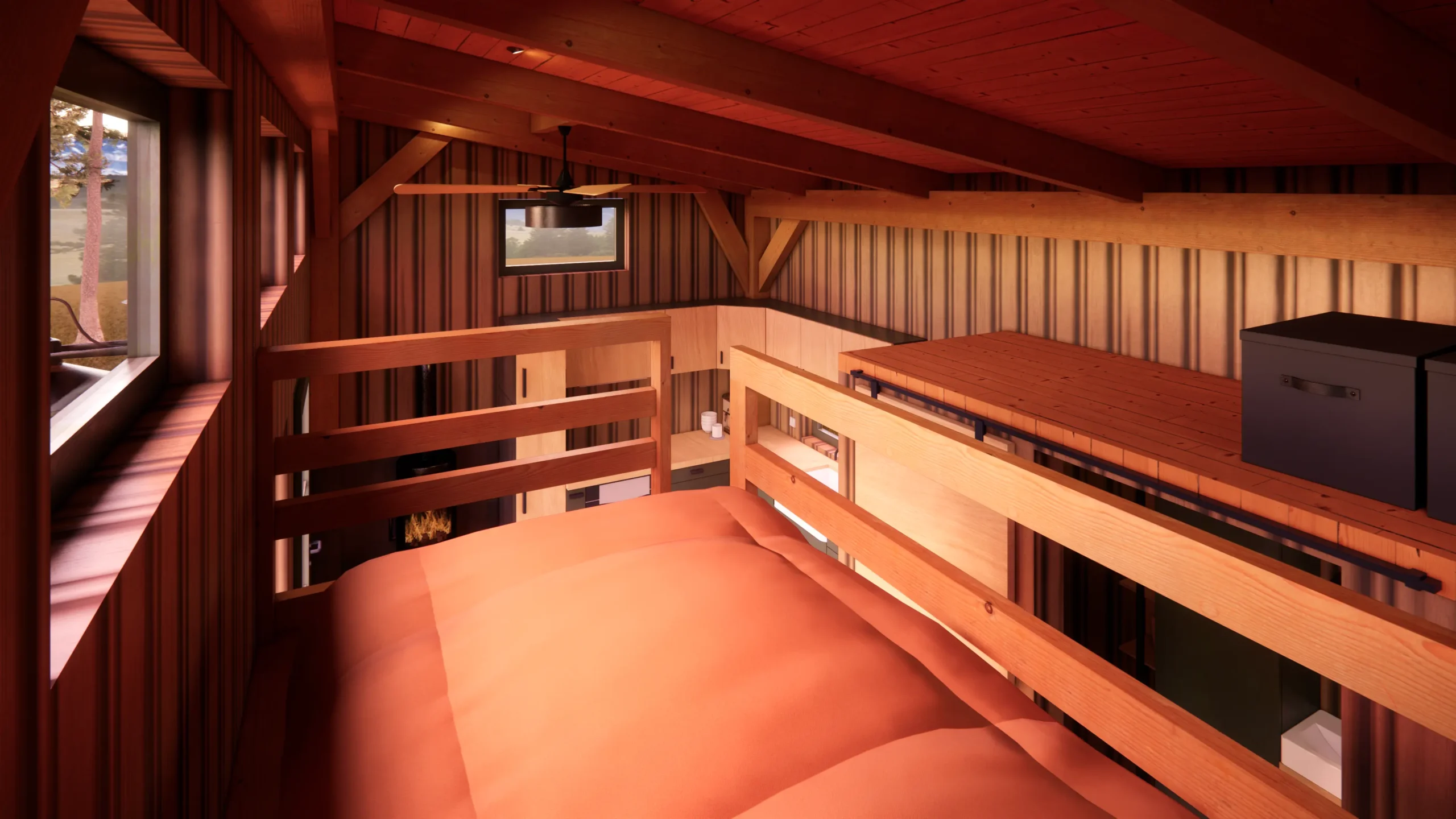 The Beni Timber Frame Cabin