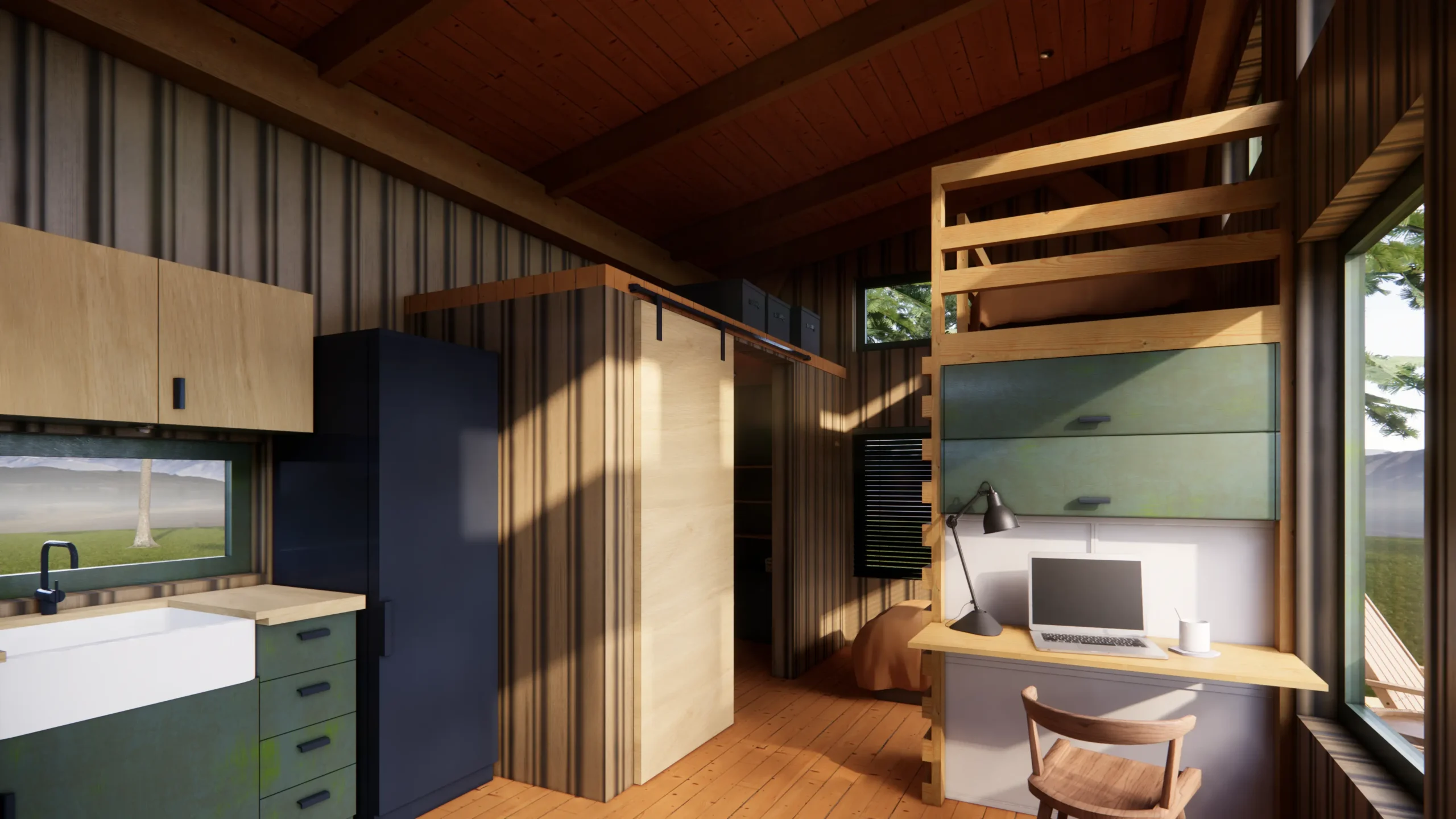 The Beni Timber Frame Cabin