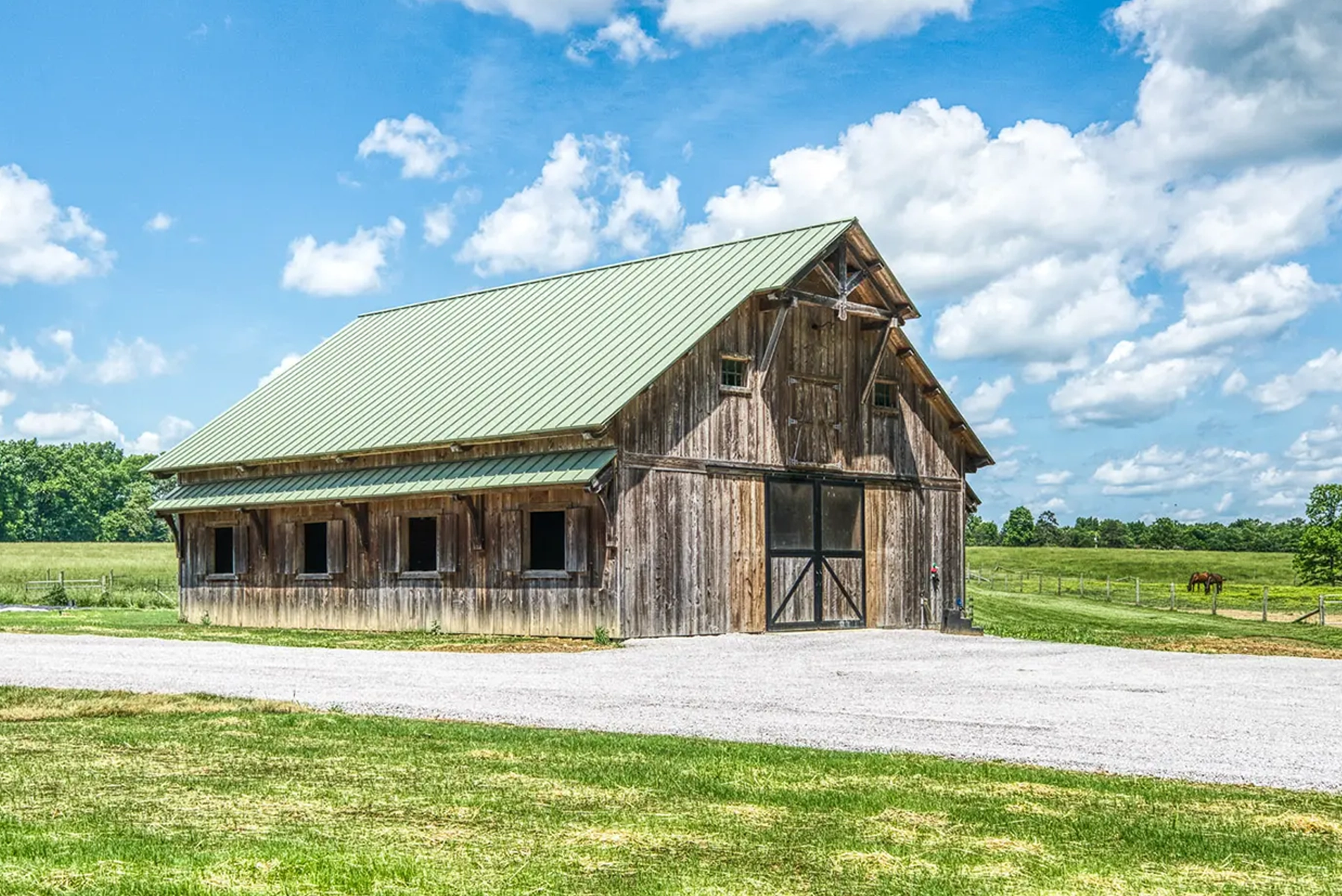 The TN Walker Timber Frame Horse Barn