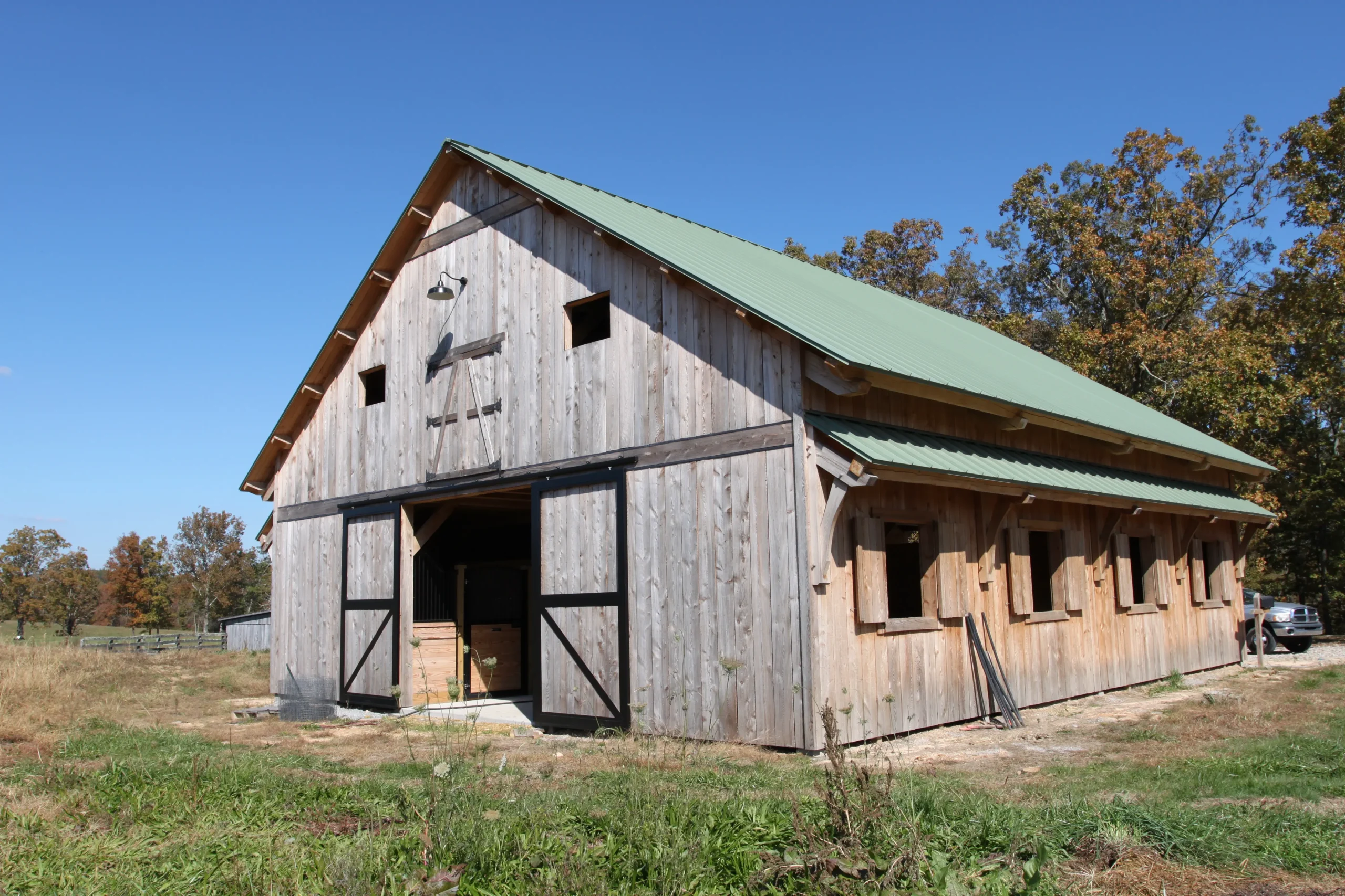 Timber Frame Horse Barn