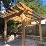 laurel timber frame pergola
