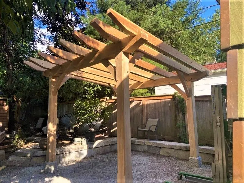laurel timber frame pergola